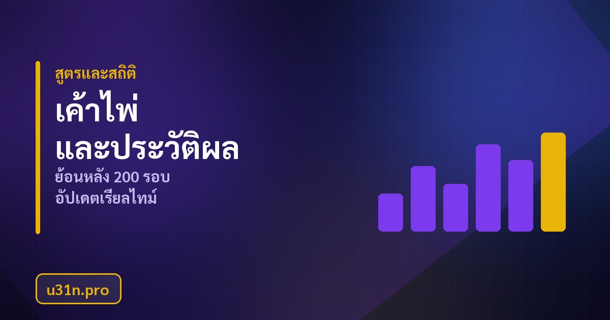 โต๊ะบาคาร่าออนไลน์ u31n สปีดรอบละ 12 วินาที